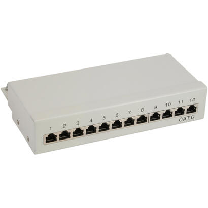 patch-panel-inline-cat6-12-puertos-montaje-en-escritoriopared-gris-claro-ral7035