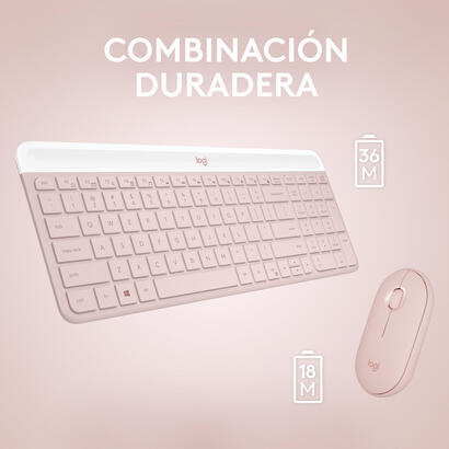 teclado-espanol-raton-logitech-mk470-slim-combo-rf-inalambrico-qwerty-rosa