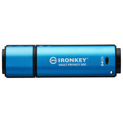 memoria-usb-kingston-ironkey-vault-privacy-50-de-64-gb-azul-claronegro-usb-c-32-gen-1