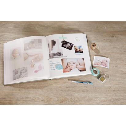 walther-sam-rosa-28x305-50-paginas-blancas-babyalbum-uk183r