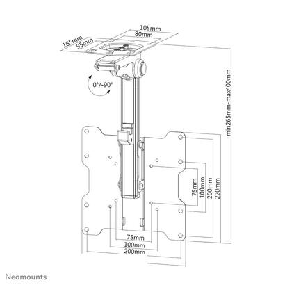 soporte-para-techo-newstar-fpma-c020black-10-40-para-1-pantalla-giratorio-techo-inclinacion