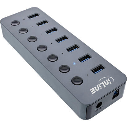 hub-inline-usb-32-gen1-7-puertos-con-interruptor-aluminio-gris-con-fuente-de-alimentacion
