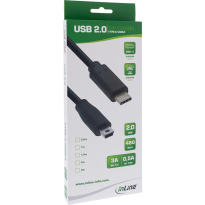 cable-inline-usb-20-tipo-c-macho-a-mini-b-macho-5-pines-negro-3-m