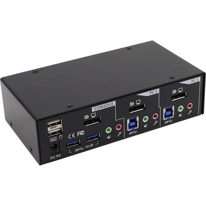 switch-kvm-inline-hub-usb-30-displayport-de-2-puertos-con-audio
