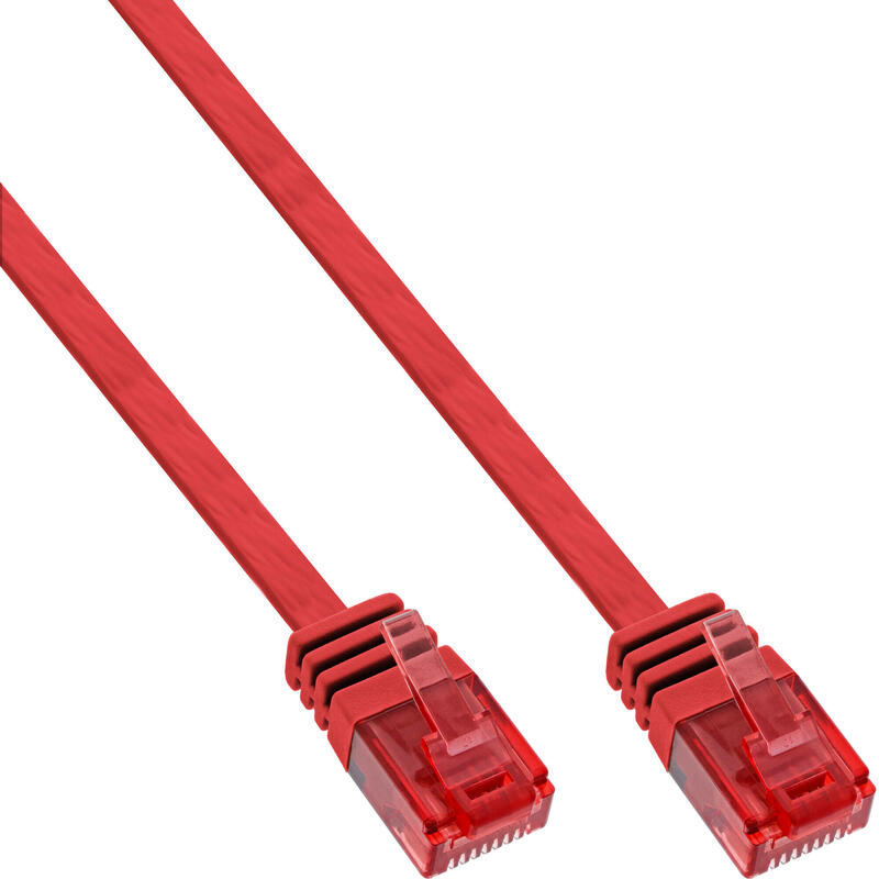 inline-flat-ultraslim-cable-de-red-uutp-cat6-gigabit-ready-rojo-5m