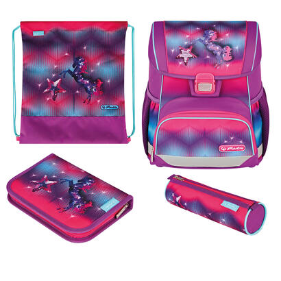 herlitz-loop-plus-funky-horse-juego-de-mochila-escolar-chica-poliester-rosa-purpura