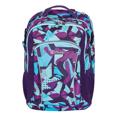 herlitz-ultimate-camopurple-mochila-escolar-azul-purpura-poliester