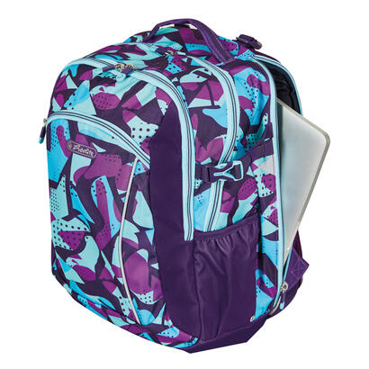 herlitz-ultimate-camopurple-mochila-escolar-azul-purpura-poliester