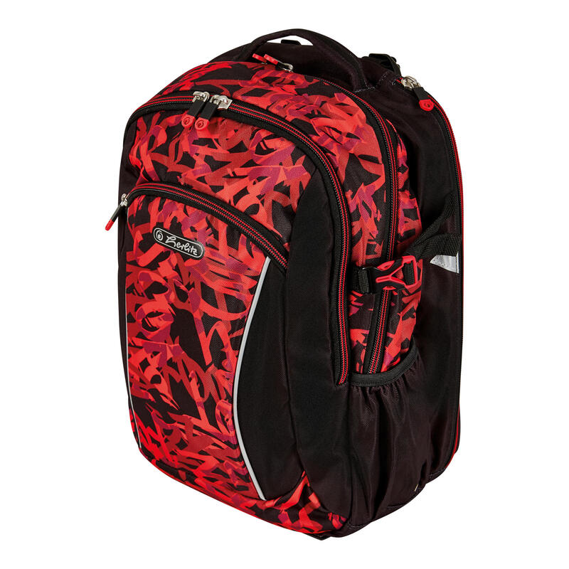 herlitz-ultimate-graffiti-mochila-deportiva-negro-rojo-poliester