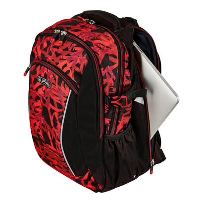 herlitz-ultimate-graffiti-mochila-deportiva-negro-rojo-poliester