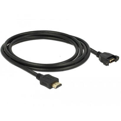 delock-cable-hdmi-a-macho-hdmi-a-hembra-am-einbau-4k-30-hz-2-m