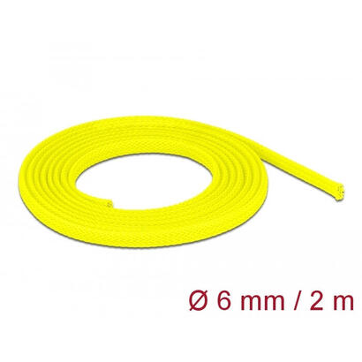 delock-funda-trenzada-expandible-2-mx-6-mm-amarillo