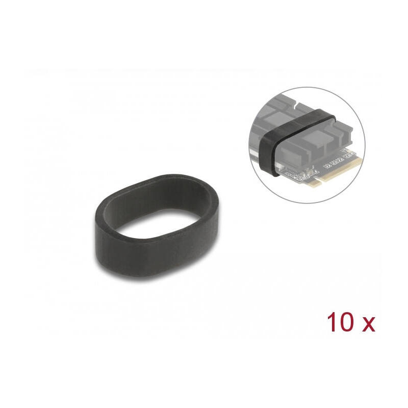 anillo-de-goma-delock-para-fijar-ssd-m2-y-disipador-de-calor-negro-10-piezas