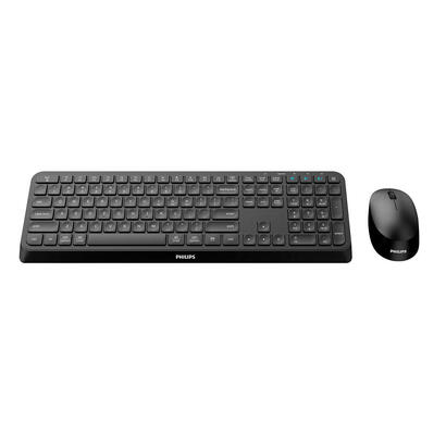 teclado-ingles-raton-philips-4000-series-spt6407b31-rf-wireless-bluetooth-qwerty-negro