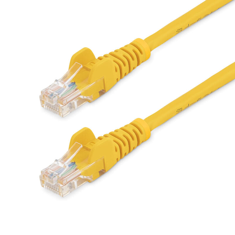 startechcom-cable-de-red-de-0-5m-amarillo-cat5e-ethernet-rj45-sin-enganches-latiguillo-snagless-cable-de-interconexion-rj-45-m-a