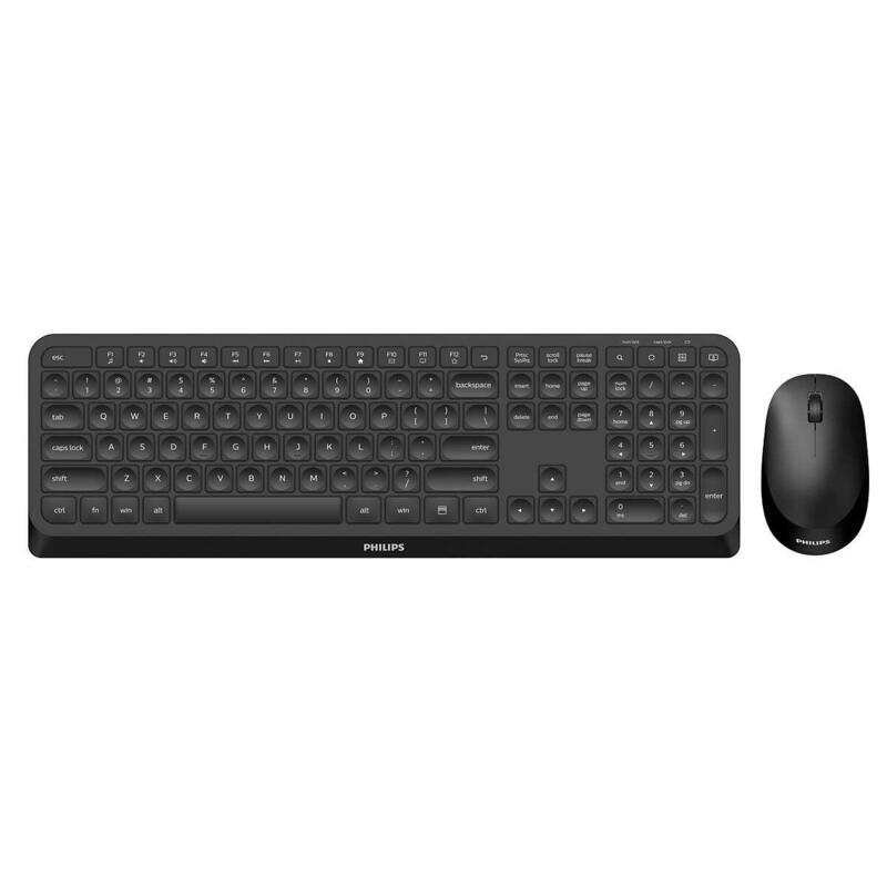 teclado-ingles-raton-philips-3000-series-spt6307b31-incluido-rf-inalambrico-qwerty-negro