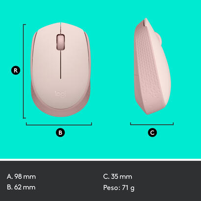 logitech-m171-raton-inalambrico-rosa-910-006865