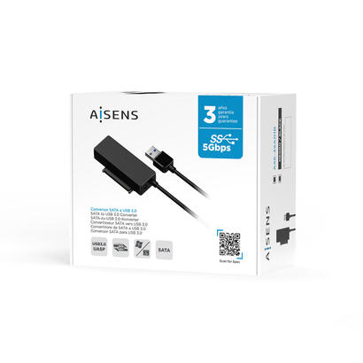 aisens-adaptador-sata-a-usb-a-usb-30usb31-gen1-para-discos-duros-25-y-35-con-alimentador-negro