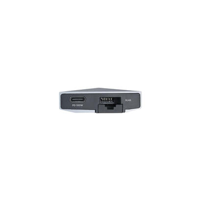 aisens-usb-c-dock-8-en-1-usb-c-a-1xhdmi-1xrj45-3xusb-1xpd-1xsd-1xmicro-sd-15cm-gris