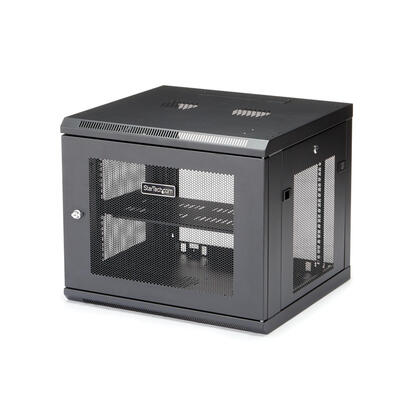 startechcom-9u-wall-mount-server-rack-cabinet-4-post-adjustable-depth-2-to-19-network-equipment-enclosure-with-cable-management-