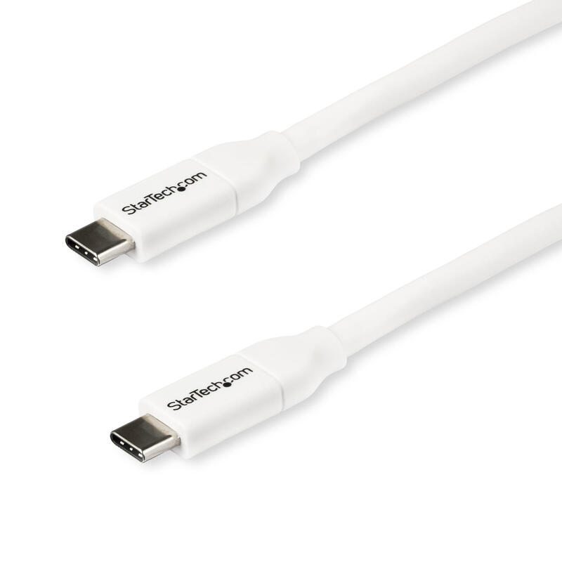 startech-cable-2m-usb-c-pd-de-5a-blanco-certified