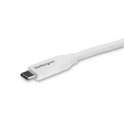 startech-cable-4m-usb-c-pd-5a-blanco-certified