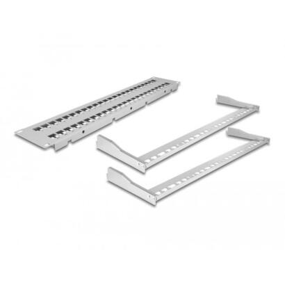 delock-patch-panel-keystone-de-19-de-48-puertos-con-alivio-de-tension-2u-gris