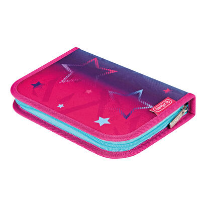 herlitz-filolight-plus-pink-stars-cartera-rosamorado-incl-estuche-lleno-de-16-piezas-estuche-para-lapices-bolsa-de-deporte-50043