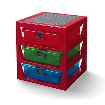 room-copenhagen-cajonera-lego-caja-de-almacenamiento-rojo