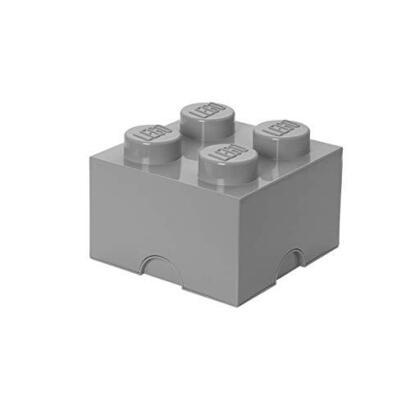 room-copenhagen-lego-storage-brick-4-gris-caja-de-almacenamiento-gris