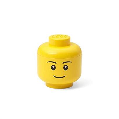 room-copenhagen-lego-storage-head-boy-mini-caja-de-almacenamiento-amarillo