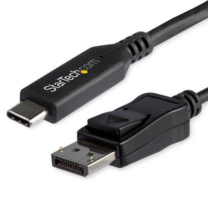 startechcom-cdp2dp146b-adaptador-de-cable-de-video-18-m-usb-tipo-c-displayport-negro