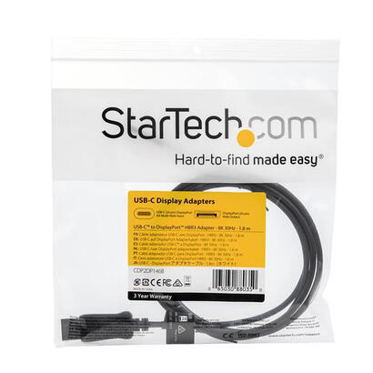 startechcom-cdp2dp146b-adaptador-de-cable-de-video-18-m-usb-tipo-c-displayport-negro