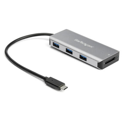 startechcom-hub-usb-c-10gbps-de-3-puertos-con-lector-de-tarjetas-de-memoria-flash-sd-3x-usb-a-hb31c3asdmb-hub-1-x-usb-c-3-x-usb-