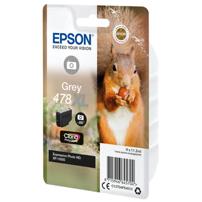 tinta-epson-squirrel-singlepack-grey-478xl-claria-photo-hd-ink-c13t04f64010