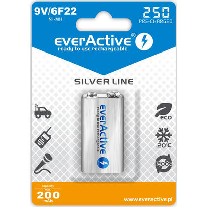 bateria-recargables-everactive-ni-mh-6f22-9v-250-mah-silver-line