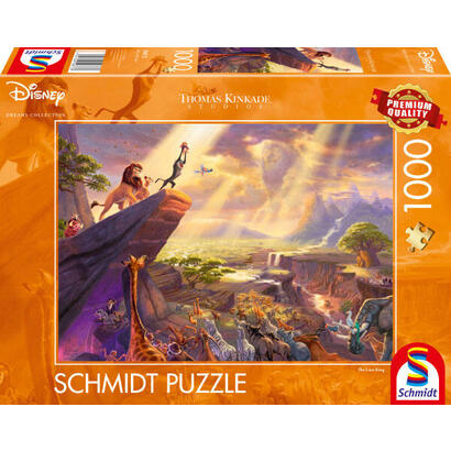 puzzle-schmidt-spiele-thomas-kinkade-studios-disney-dreams-collection-konig-der-lowen-59673