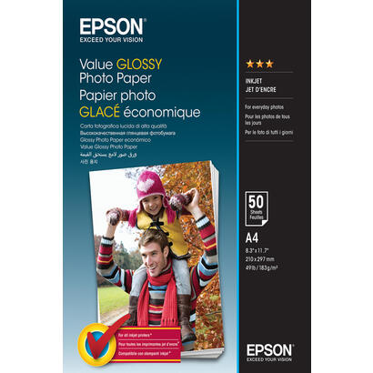 epson-valuebrillantea4-210-x-297-mm183-gm50-hojas-papel-fotogrfico-brillantepara-epson-l382-l386-l486-expression-home-hd-xp-1500