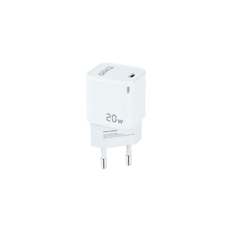 tooq-cargador-de-pared-usb-cpd-20w-blanco