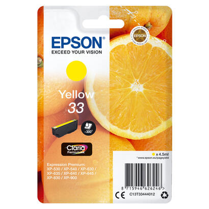 epson-oranges-singlepack-yellow-33-claria-premium-ink