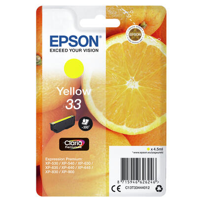 epson-oranges-singlepack-yellow-33-claria-premium-ink