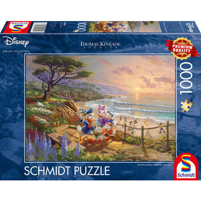 puzzle-schmidt-spiele-thomas-kinkade-studios-disney-donald-and-daisy-a-duck-day-afternoon-59951