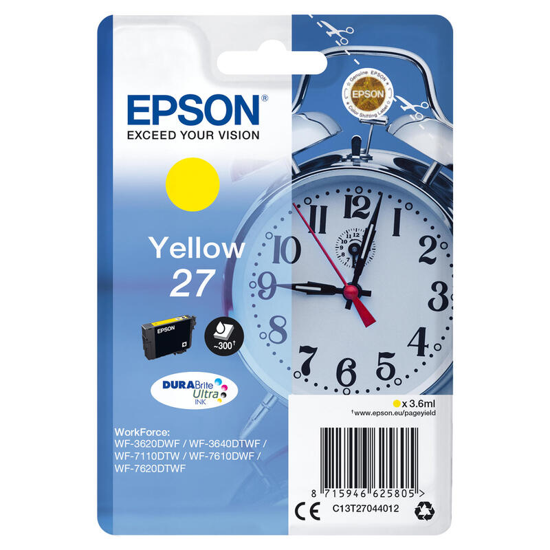 epson-alarm-clock-singlepack-yellow-27-durabrite-ultra-ink-para-workforce-wf-3620-wf-3640-wf-7110-wf-7610-wf-7620-wf-7715-wf-772