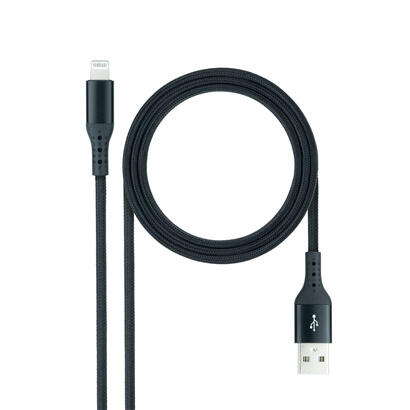 nanocable-cable-lightning-a-usb-am-mallado-1m-negro