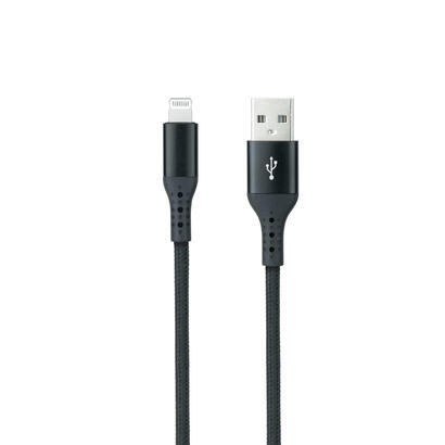 nanocable-cable-lightning-a-usb-am-mallado-1m-negro