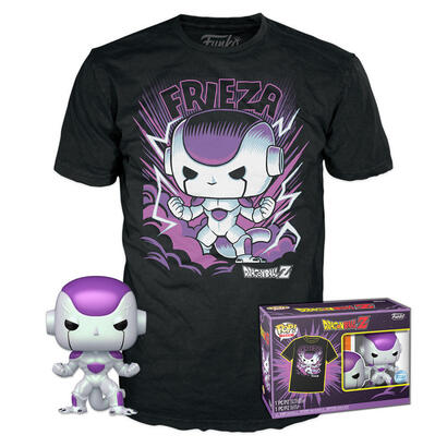 set-figura-pop-tee-dragon-ball-frieza-exclusive-talla-s