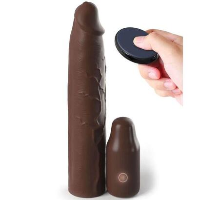 fantasy-x-tensions-pipedreams-sleeve-2286-cm-762-cm-plug-remote-brown