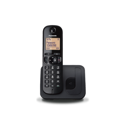 panasonic-cordless-kx-tgc210fxb-black-built-in-display-speakerphone-caller-id-phonebook-capacity-50-entries