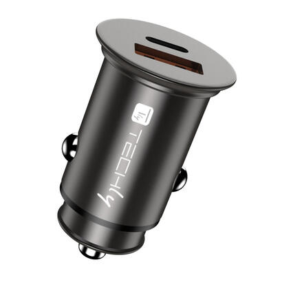 techly-mini-car-charger-usb-a-and-usb-c-fast-charge-30-38w-negro-metal