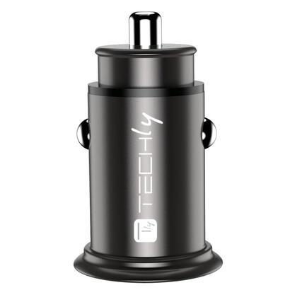 techly-mini-car-charger-usb-a-and-usb-c-fast-charge-30-38w-negro-metal